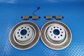 Maserati Levante smooth rear brake pads & rotors TopEuro #12044